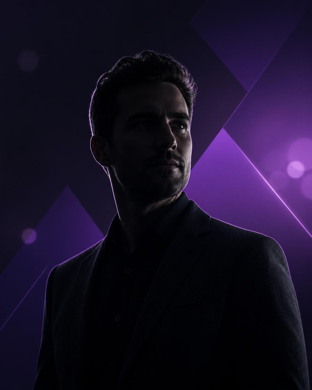 Professional founder portrait placeholder